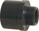 Übergangsnippel Maß, NW-Nr.: 4000300052 20/25x1/2 Zoll PVC-U, 10bar