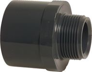 Übergangsnippel Maß, NW-Nr.: 4000300054 32/40x1/2 Zoll PVC-U, 10bar   