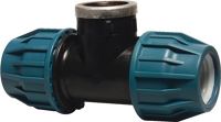 T-Stück Jason, NW-Nr.: 4000300102 25mmx3/4Zollx25mm 16bar, KlemmxIGxKlemm BEVO   