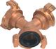 Y-Stück Schnellkuppl.MS, NW-Nr.: 4000300143 Schl.-Gr.9,5-38mm MEGA