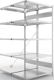 Steckregal CLIP 150 H2000xB1000xT2x600mm Anbauregal verz.2x5 Stahlböden META