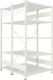 Steckregal CLIP 150 H2000xB1000xT2x600mm Grundregal lichtgrau 2x5Stahlböden META