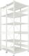 Steckregal CLIP 150 H2500xB1000xT2x600mm Grundregal lichtgrau 2x6Stahlböden META