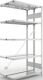 Steckregal CLIP 150 S3 H2000xB1000xT2x300mm Anbauregal verz.2x5Stahlböden META