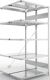 Steckregal CLIP 150 S3 H2000xB1000xT2x500mm Anbauregal verz.2x5Stahlböden META