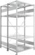 Steckregal CLIP 150 S3 H2000xB1000xT2x600mm Grundregal verz.2x5Stahlböden META