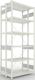 Steckregal CLIP150S3 H2500xB1000xT2x300mm Grundregal lichtgrau 2x6StahlbödenMETA