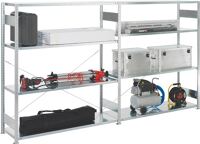 Großfachsteckregal XXL H2000xB1500xT400mm Anbauregal verz.4 Stahlböden META