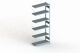 Steckregal CLIP 230 S3 H2500xB1000xT400mm Anbauregal verz.6 Stahlböden META