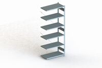 Steckregal CLIP 230 S3 H2500xB1000xT500mm Anbauregal verz.6 Stahlböden META