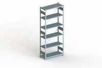 Steckregal CLIP 230 S3 H2500xB1000xT400mm Grundregal verz.6 Stahlböden META