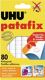 Doppelseitige Klebepads, NW-Nr.: 4000353494 patafix weiß Karte m.80, Klebepads UHU