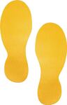Stellplatzmarkierung Form, NW-Nr.: 4000355255 Fußabdruck, selbstkl.signalgelb 5 PA Pk.DURABLE  