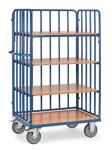Etagenwagen, NW-Nr.: 8000355520 L1169xB630xH1800mm, Gesamt-Trgf.600kg 4 Etagen Stirn- u.Längswand, m.Streben FETRA  