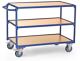 Tischwagen 2952 3 Ladeflächen L1000xB600mm blau Trgf.300kg Bügel waager.FETRA