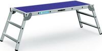 Arbeitsplattform Alu 3Stufen klappbar Plattform R13-Belag B1700xT600mm ZARGES