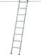 Regalleiter Alu.14 Stufen senkr.Einhänge-H.min/max3360-3870mm Einhänge-H.angeben
