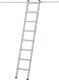 Regalleiter Alu.14 Stufen senkr.Einhänge-H.min/max3360-3870mm Einhänge-H.angeben