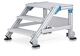 Treppenpodest Stufenbreite 1000mm senkr.H.max.600mm A.1151mm 45Grad ZARGES
