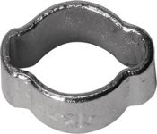 Schlauchklemme 2-Ohr blow, NW-Nr.: 8000367390 line STA verz.CR, III-beschichtet Spannber.23-27mm, 10St./Beutel RIEGLER  