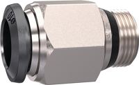 Gerade Steckverschraubung, NW-Nr.: 8000369865 universal short AG 3/8, Zoll SW 17mm kon.6mm RIEGLER  