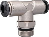 T-Steckverschraubung, NW-Nr.: 8000370369 universal short AG 3/8, Zoll SW 17mm drehb.kon.8mm RIEGLER  