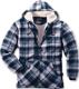 Thermojacke Vancouver, NW-Nr.: 4000379403 Gr.XXL blau/beige-kariert, SCHEIBLER