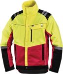 Forstschutzjacke Komfort, NW-Nr.: 4000379420 Gr.M neongelb/rot   