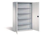 Großraumschrank H1950xB1200xT400mm 4 Fbd.lichtgrau/lichtgrau
