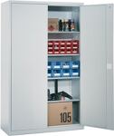 Großraumschrank H1950xB1200xT600mm 4 Fbd.anthrazitgrau/taubenblau,NCS