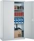 Großraumschrank H1950xB1200xT600mm 4 Fbd.anthrazitgrau/taubenblau,NCS