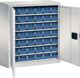 Großraumschrank H1950xB1200xT400mm 4 Fbd.lichtgrau/anthrazitgrau