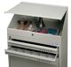 Pultaufsatz H265xB710xT500mm anthrazitgrau/blau NCS f.Mehrzweckschrank PROMAT