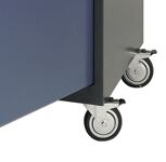 Werkbank Ser.BK 650 B1500xT700xH790-1140mm Buche massiv lichtgrau TECWERK