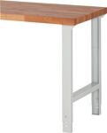 Werkbankfuß BK 650 verstellb.H750-1100xB70/120mm lichtgrau TECWERK
