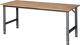 Werktisch, NW-Nr.: 9000425575 B2000xT800xH760-1080mm, Arbeitsplatte Buche Gestell anth.RAU  
