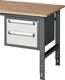 Unterbauschrank, NW-Nr.: 9000425581 H395xB490xT600mm, anthrazitmetallic,ähnl.RA L7016/lichtgrau 2, Schubl.Einfachauszug RAU  