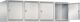 Aufsatzschrank H500xB1600xT500mm Farbwahl Anz.Abt.4 m.Drehriegelschloß PROMAT