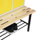 Schuhablage STA schwarz f.4 Abt.300/400mm f.PROMAT Garderobenschrank PROMAT