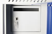 Wertfach STA lichtgrau f.Abteilbreite 300mm f.PROMAT Garderobenschrank PROMAT