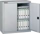 Flügeltürenschrank H1030xB950xT500mm lichtgrau/lichtgrau 2 BD TECWERK