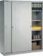 Schiebetürenschrank H1000xB1600xT600mm lichtgrau 4 Fbd.TECWERK