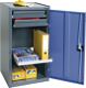 Werkzeug-/Beistellschrank H1000xB500xT500mm 2Schubl.,1Bd.anthrazit/blau TECWERK