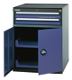 Maschinenschrank Promat, NW-Nr.: 9143426024 H1017xB805xT724mm, Schubl.1x50 2x75mm 1 Fachboden, anthrazitgrau/taubenblau  