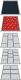 Schubladen-Unterteilungsmaterial Front-H.50-150mm 79-tlg.