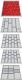 Schubladen-Unterteilungsmaterial Front-H.75-125mm 133-tlg.