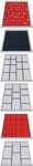 Schubladen-Unterteilungsmaterial Front-H.75-125mm 107-tlg.