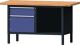 Schubladenschrank H1000xB1060xT675mm grau/ taubenblau NCS 6 Schubl.Voll.TECWERK