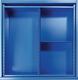 Schubladenunterteilungsmaterial BK 600 Front-H.190mm 1 Längs-/1 Querteiler