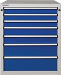 Schubladenschrank H1000xB1060xT675mm Farbwahl/Farbwahl 7 Schubl.Vollauszug